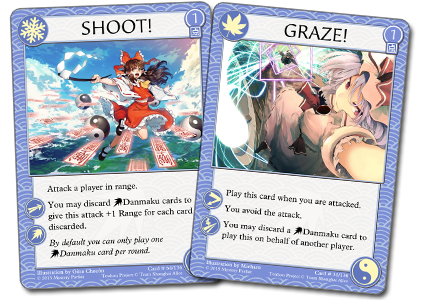 Shoot and Graze cards